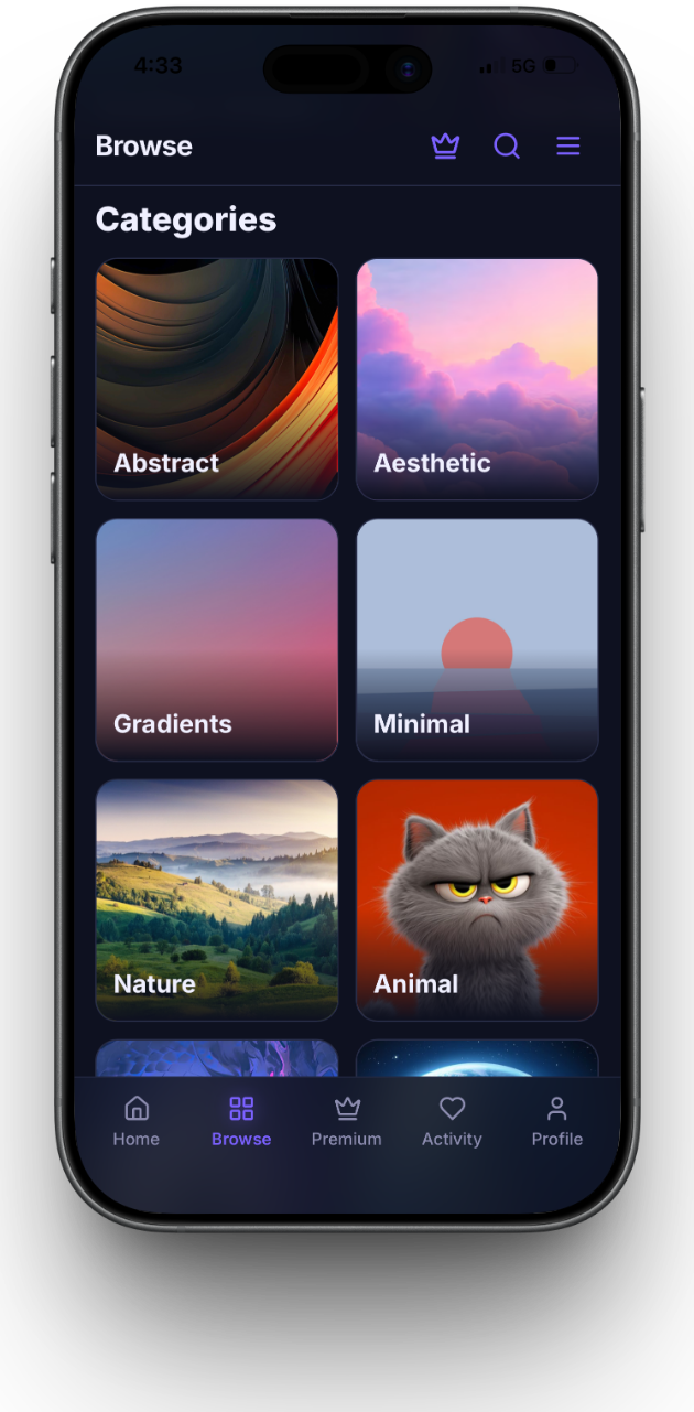 CrestWall — Curated, not algorithmic